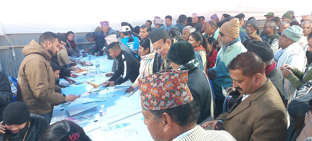 भृकुटीमण्डपमा मनोनयन धमाधम, ३ जनाले लगे सभापतिको फाराम